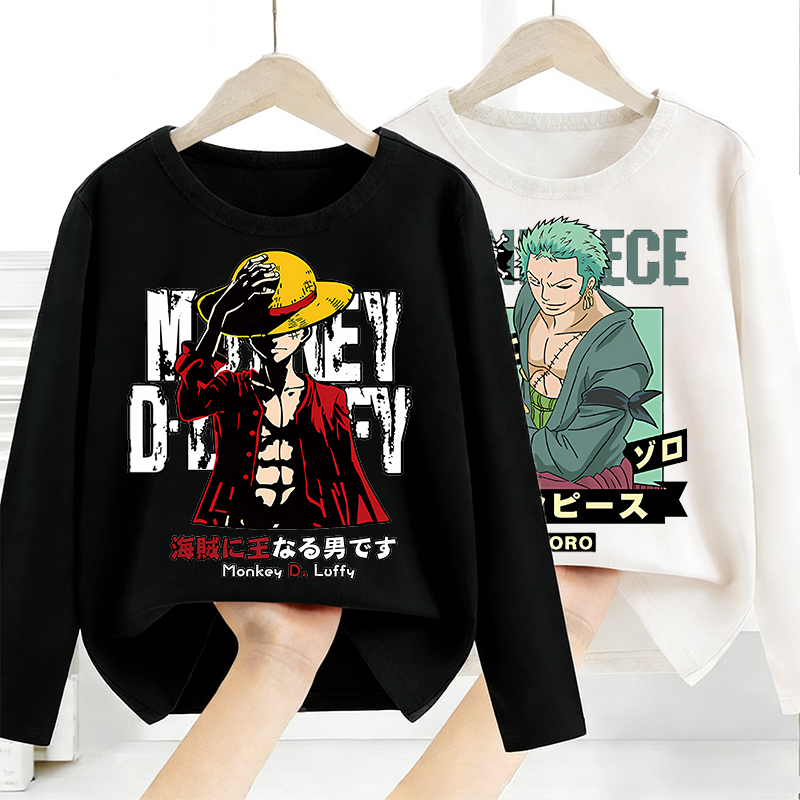 Anime Cosplay One Piece - One Piece Long Sleeves Anime Printed