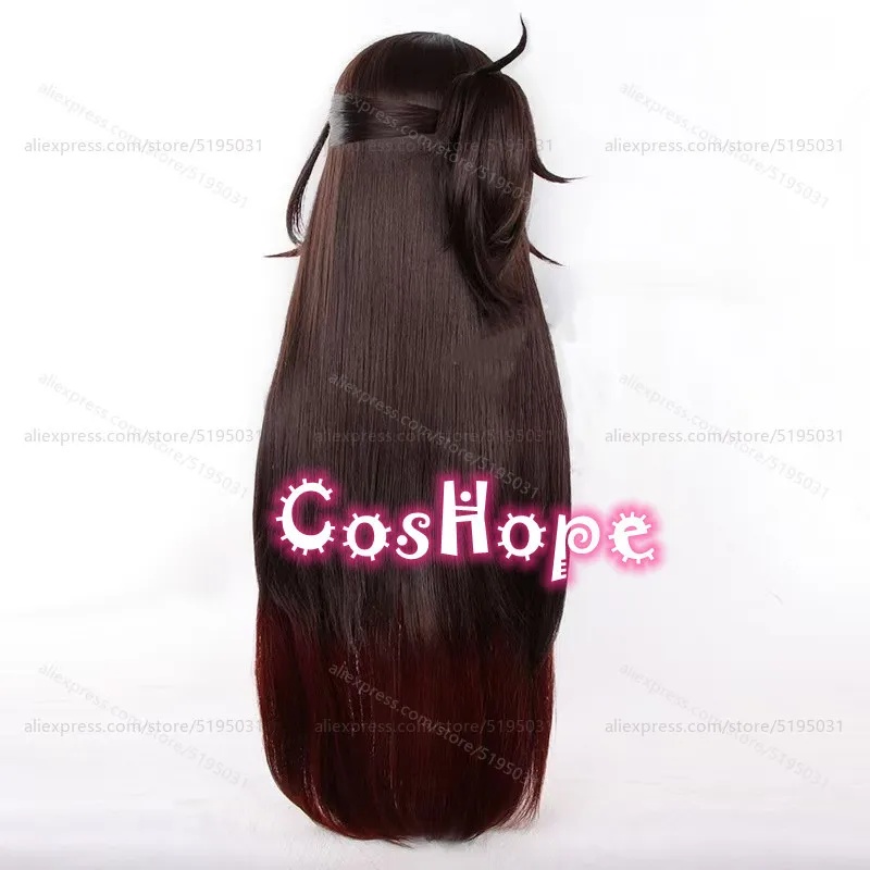 Anime Cosplay Red Hair - 5;c'6,g'8\b/HSR Fugue Tingyun 90cm Long Hair