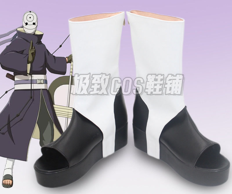 Anime Cosplay Obito - Uchiha Obito Cosplay Shoes Anime Roleplay