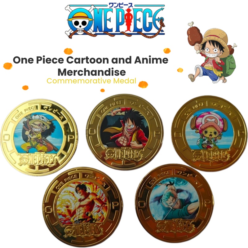 Anime Cosplay One Piece - One Piece cartoon character creative metal