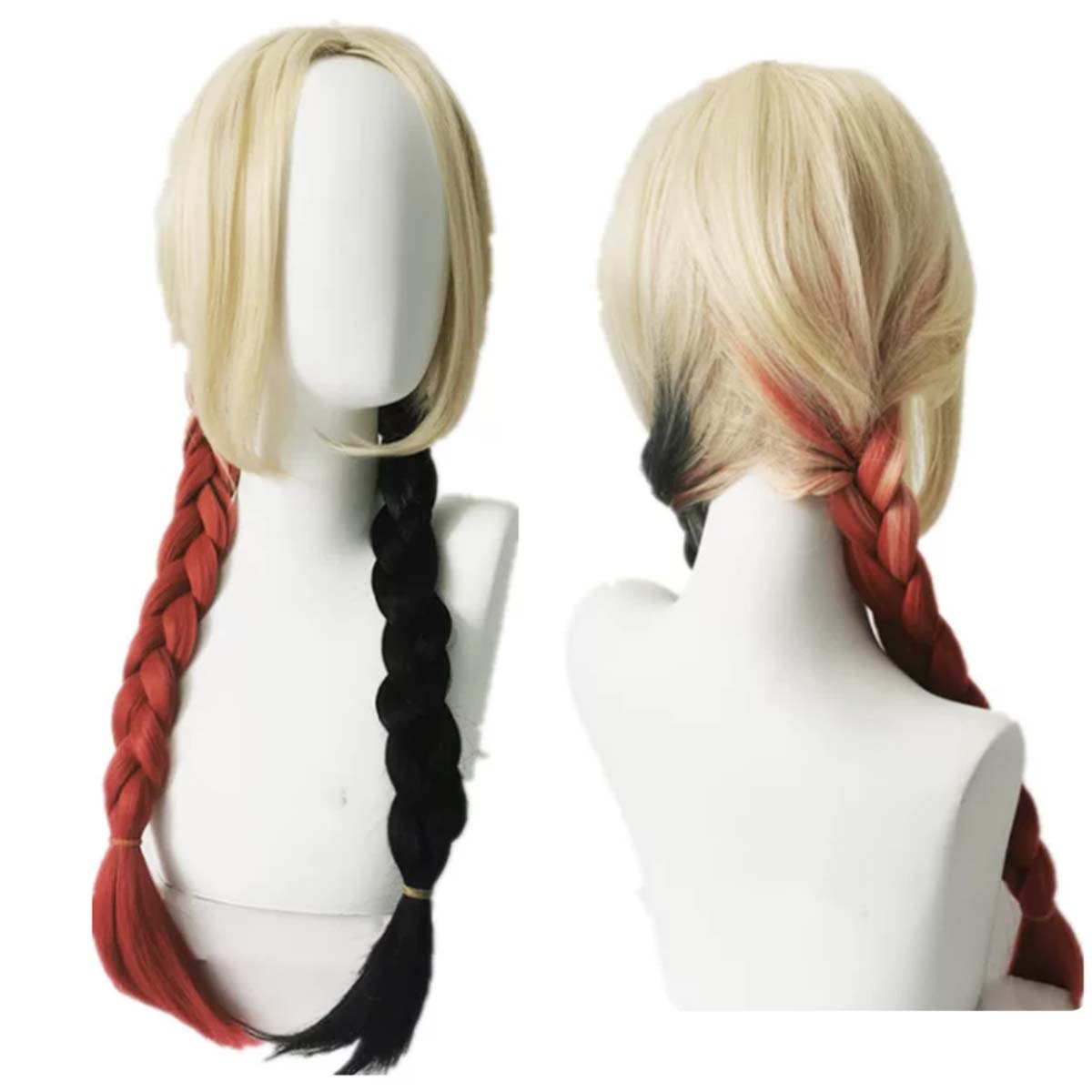 Anime Cosplay Red Hair - Women Quinn Cosplay Wig Harley 2