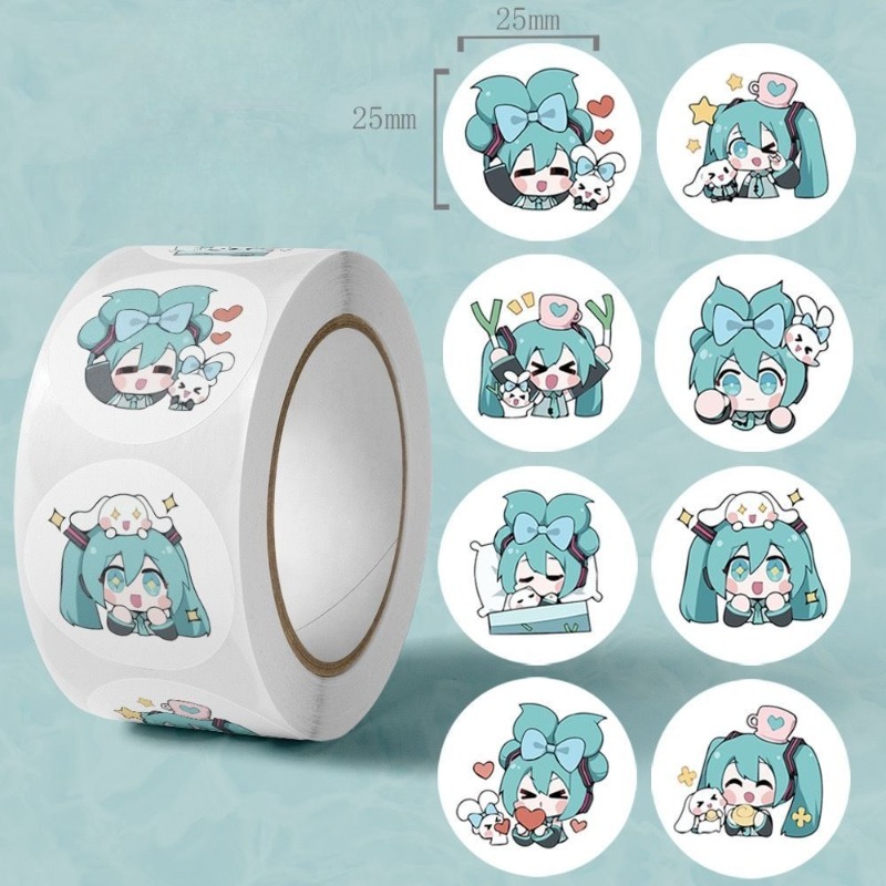 Cosplay Anime N - Ins Aesthetic Cute Hatsune Miku Stickers,