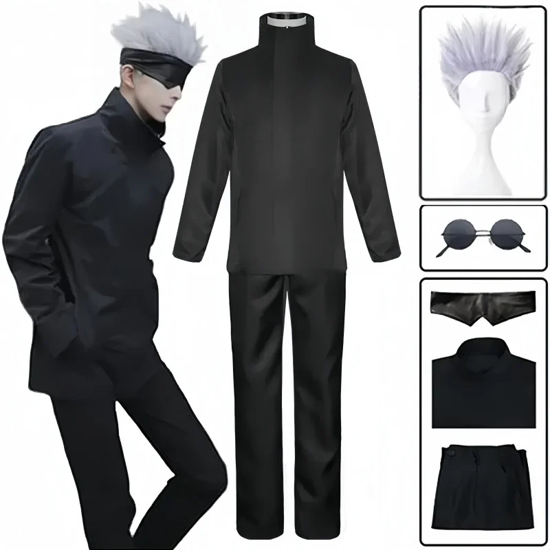Anime Cosplay Jujutsu - Anime Jujutsu Satoru Gojo Cosplay Costume