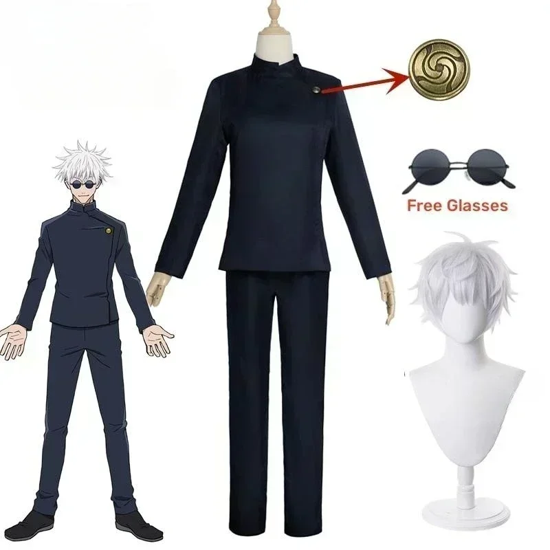 Anime Gojo Satoru Cosplay Unif - Anime Cosplay Jujutsu recension och pris