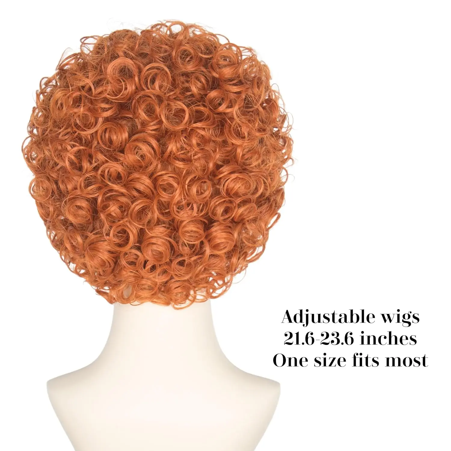 Women Short Curly Red Brown Ha - Anime Cosplay Red Hair recension och pris