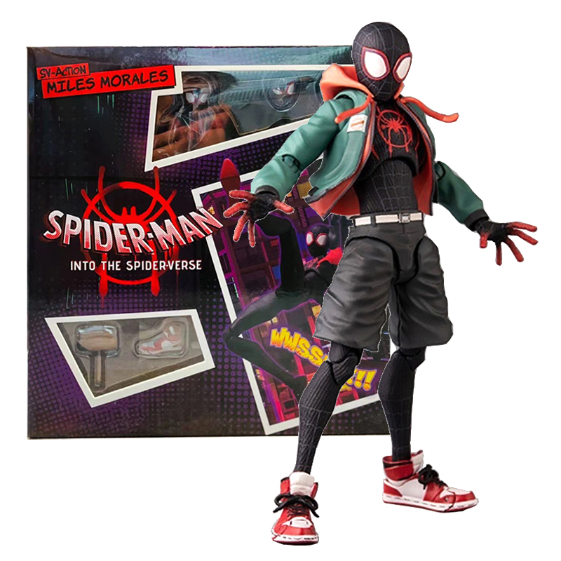 Sv Action Spiderman Miles Mora - Good Smile Company Figma recension och pris