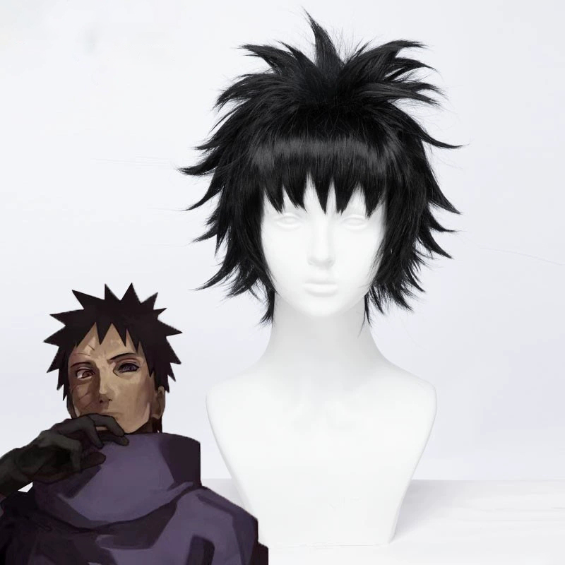 Cosplay Wig Uchiha Obito Anime - Anime Cosplay Obito recension och pris