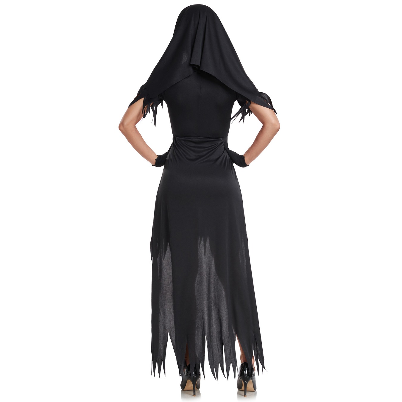 Horror Themed Zombie Nun Costu - Anime Cosplay Nun recension och pris