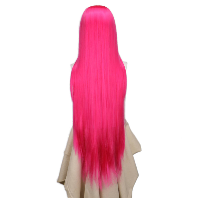 Diavolo Cosplay Wig 100CM rose - Anime Cosplay Red Hair recension och pris
