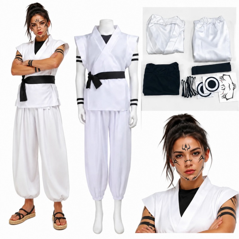 Ryomen Sukuna Cosplay Costume  - Anime Cosplay Jujutsu recension och pris