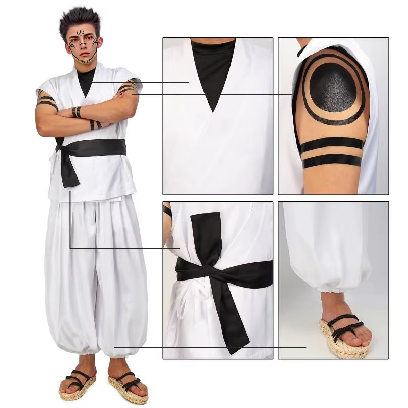 Ryomen Sukuna Cosplay Costume  - Anime Cosplay Jujutsu recension och pris