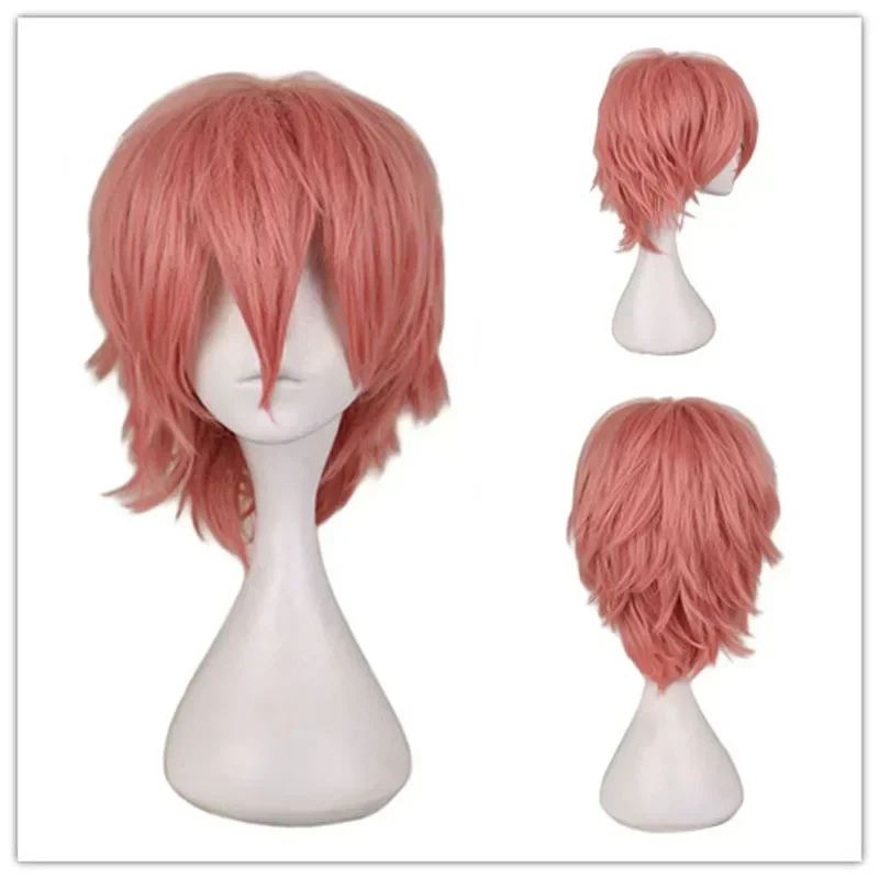QQXCAIW Male Wig Black White P - Anime Cosplay Red Hair recension och pris