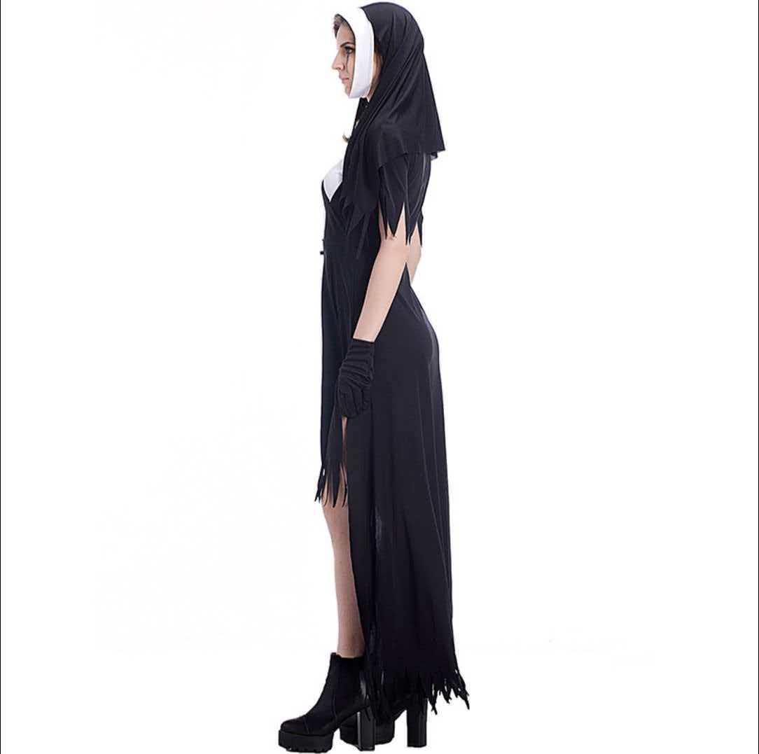 Horror Nun Zombie Set Women Ha - Anime Cosplay Nun recension och pris