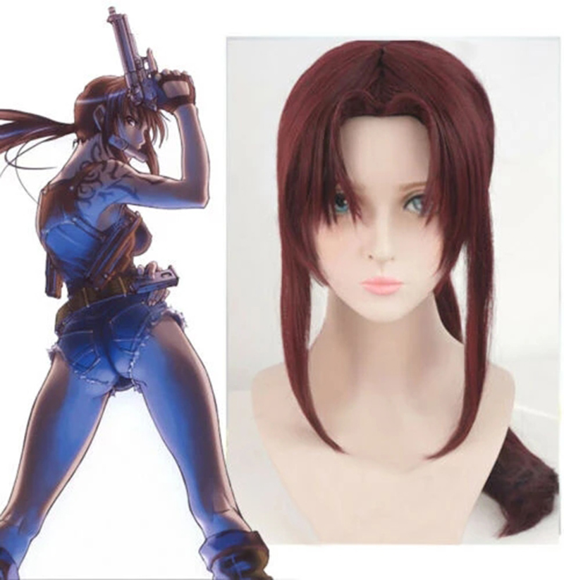New BLACK LAGOON Rebecca Revy  - Anime Cosplay Red Hair recension och pris