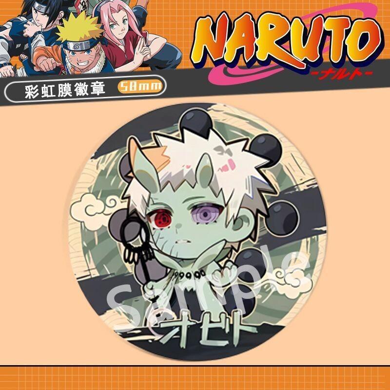 Naruto Anime Badge Iron Enamel - Anime Cosplay Obito recension och pris