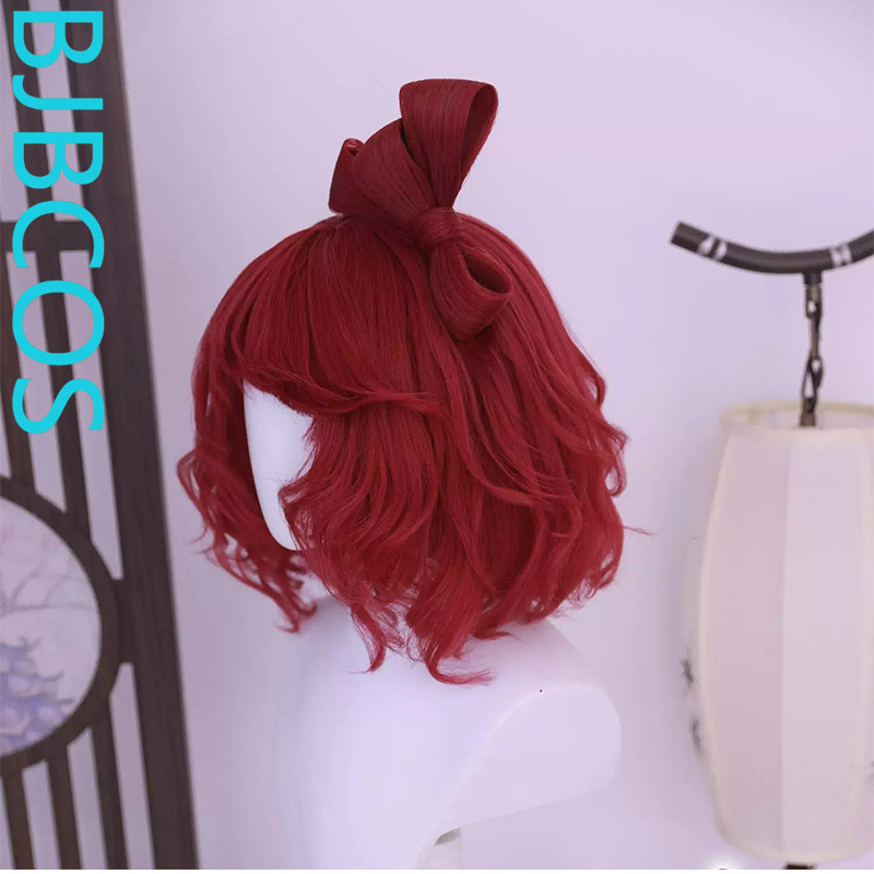 [Styled Wig]Huang Yueying Cosp - Anime Cosplay Red Hair recension och pris