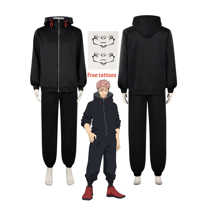 Jujutsu Kaisen Yuji Itadori Co - Anime Cosplay Jujutsu recension och pris