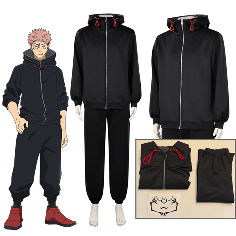 Jujutsu Kaisen Yuji Itadori Co - Anime Cosplay Jujutsu recension och pris