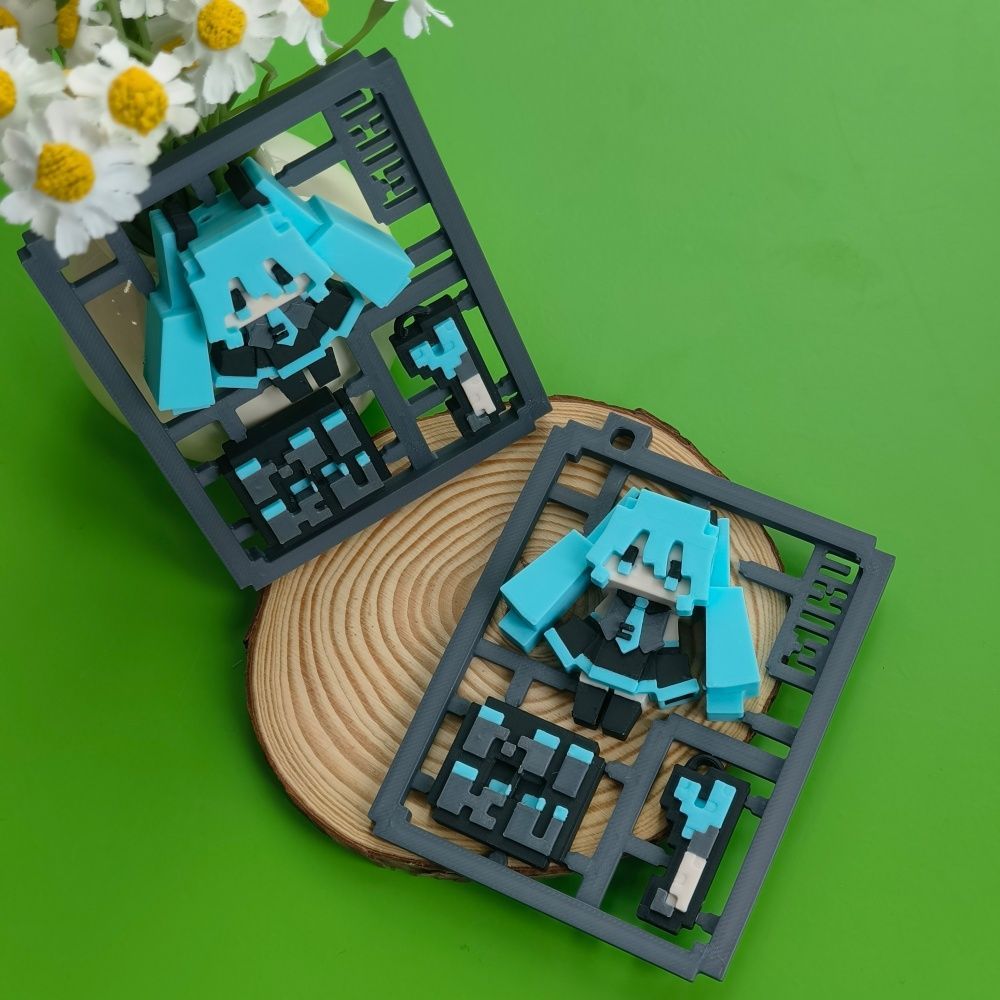 3D Printed Cute Pixel Hatsune  - Cosplay Anime N recension och pris