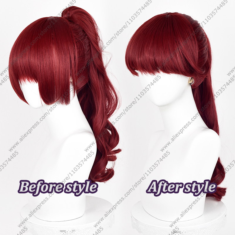 Anime Kasumi Yoshizawa Cosplay - Anime Cosplay Red Hair recension och pris