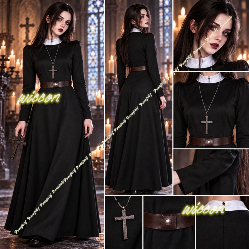 Horror Halloween Party Stage P - Anime Cosplay Nun recension och pris